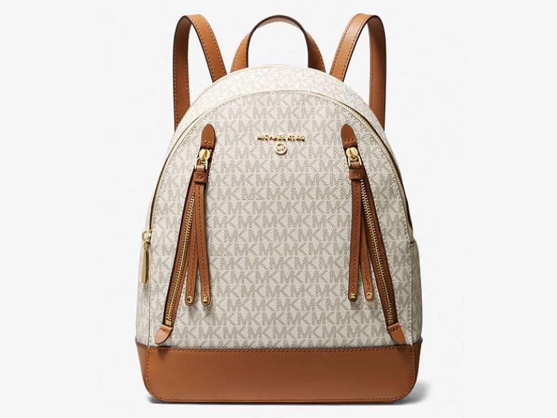 michael kors brooklyn logo backpack